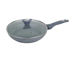 Sartén Granítica Klausberg 28 cm con Tapa de Vidrio