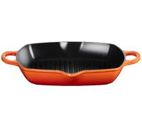 Le Creuset Parrilla cuadrada alta de hierro fundido, 30 cm, Volcanico, 20200300900422