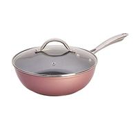 Sarten honda con tapa 24x7.5 cm aluminio forjado apta para inducción San Ignacio Vita