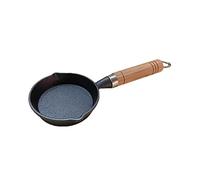 Sartén honda para carne y tocino, sartén redonda para cocina doméstica, 13 cm de diámetro