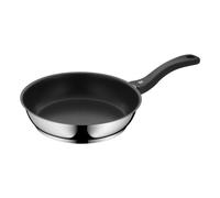 WMF Devil - Sartén Antiadherente 24 cm, Sartén de Acero Inoxidable y Revestimiento Antiadherente para Todo Tipo de Cocinas Incluido Inducción, sin PFOA, Color Negro