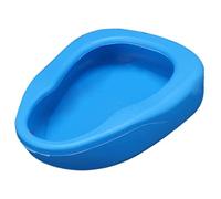 Sartén para cama - PP liso a prueba de derrames, para cuidados domiciliarios de ancianos e instalaciones de enfermería, hombres y mujeres 13x10 pulgadas
