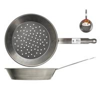 HOME Sartén Castagne de hierro, 30 cm, mango de hierro, 4634630