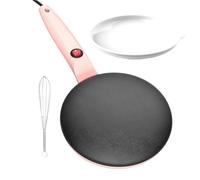 Sartén para crepes, Crepera eléctrica Control automático de temperatura | Máquina para hacer panqueques de mano Calentamiento rápido y uniforme Fácil limpieza Diseño