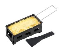Sartén Para Derretir Queso Horno Rotatorio Para Hornear Chocolate Con | Fundidor interior de queso Para Cocina Barbacoa Hogar Restaurante Apartamento Fiesta Reunión Camping Senderismo Negro