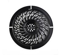Sartén para freidora de aire, bandeja de accesorios para freidora de aire redonda de alta calidad, placa de parrilla con parachoques de goma, apta para lavavajillas (18 cm)