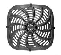 Sartén para freidora de aire TurboTouch de 8 cuartos de galón, placa de acero inoxidable sin revestimiento, bandeja de cesta apta para lavavajillas para filetes, verduras, alas