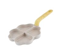 Sartén para hamburguesas dividida - Sartén antiadherente para huevos, para desayuno de varias secciones | Long Lasting Creatives Antiadherente Pequeña De 6 Pulgadas Para Huevos, Panqueques, Tocino