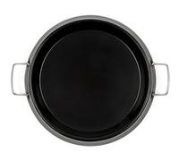 G3 Ferrari G10184 Sartén antiadherente para horno pizza G10177 horno de pizza Delizia Anniversary, Utilizable como Paellera, Accesorio opcional, Asas en metal, Negro