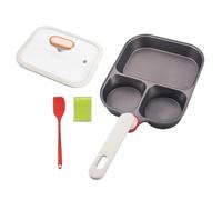 Sartén para huevos 3 compartimentos para cocinar varios platos