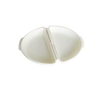 Sartén para huevos para el desayuno, para microondas, tortilla escalfadora, fácil de usar, antiadherente, herramienta de cocción de desayuno para hornear tortillas de microondas antiadherente