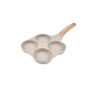 Sartén para tortillas con huevos, sartén antiadherente de 4 tazas para desayuno, panqueques, plett, crepes