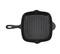 Sartén Parrilla de Hierro Fundido Antiadherente de Gran Capacidad con Doble Salida para Camping en Casa 1 Unidad (26CM)