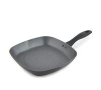 Russell Hobbs Sartén parrilla RH02813EU7, plancha antiadherente, inducción, para preparar carnes, sin o con poco aceite para una cocina saludable, Metallic Marble, aluminio forjado, 28 cm