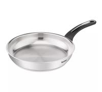 Tefal Emotion - Sartén de plata 28 cm, acero inoxidable, 10 años de garantía, base gruesa para una difusión de calor homogénea, diseño elegante, mango resistente, inducción E3010604