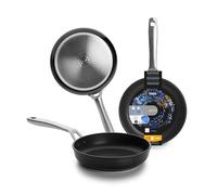 Sartén titan de 18 cm con recubrimiento antiadherente, apta para todo tipo de cocinas, mango ergonómico. Diseñado para: cocinar a diario.