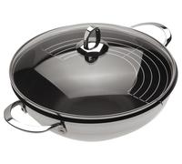 Sartén Wok 28cm con Tapa de Cristal - TEKA