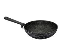 Sartén Wok San Ignacio Negro Aluminio Black Aluminio Forjado (Ø 28 Cm)
