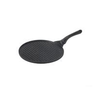 Sartén y parrilla con múltiples agujeros para uso doméstico con construcción de aleación de aluminio que proporciona una conducción eficiente del calor para cocinar en la estufa (C)