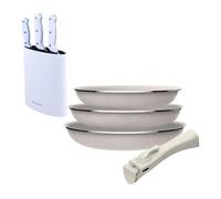 Sartenes ø18ø20ø24cm inducción click&cook y cuchillos de cocina