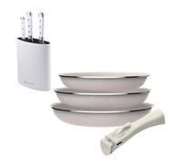 Sartenes ø18ø20ø24cm inducción click&cook y cuchillos de cocina