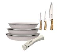 Sartenes ø18ø20ø24cm inducción click&cook y cuchillos de cocina