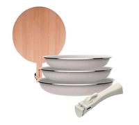 Sartenes ø18ø20ø24cm inducción click&cook y tabla de corte