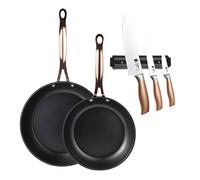 Sartenes ø20ø24cm inducción copper y cuchillos de cocina 24 cm