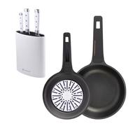 Sartenes ø20ø24cm inducción copper y cuchillos de cocina 24 cm