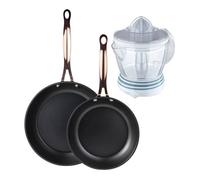 Sartenes ø20ø24cm inducción copper y exprimidor 1.2 l