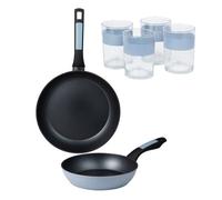 Sartenes ø20ø26cm inducción noia y 4 vasos de 0,5l 26 cm