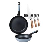 Sartenes ø20ø26cm inducción noia y cuchillos de cocina