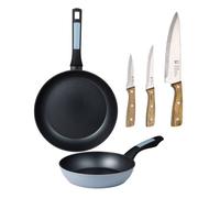 Sartenes ø20ø26cm inducción noia y cuchillos de cocina