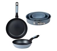 Sartenes ø20ø26cm inducción noia y juego de moldes horno