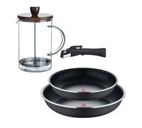 Sartenes ø22ø26cm inducción click&cook y cafetera de émbolo