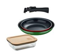 Sartenes ø22ø26cm inducción click&cook y hermético