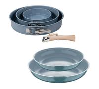 Sartenes ø22ø26cm inducción click&cook y juego de moldes horno 26 cm