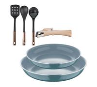 Sartenes ø22ø26cm inducción click&cook y utensilios de cocina