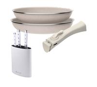 Sartenes ø24ø28cm inducción click&cook y cuchillos de cocina 28 cm