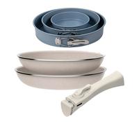 Sartenes ø24ø28cm inducción click&cook y juego de moldes horno 28 cm