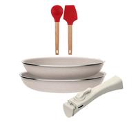 Sartenes ø24ø28cm inducción click&cook y utensilios de cocina