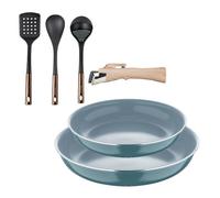 Sartenes ø24ø28cm inducción click&cook y utensilios de cocina