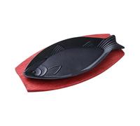 Sartenes a la parrilla, 30,5 x 13,5 x 3,5 cm, antiadherentes, con forma de pescado, sartén, para barbacoa, fogata, cocina, hogar, apartamento, dormitorio, fiesta, vacaciones, huevos, filetes