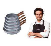 Sartenes de aluminio colección Daimiel de San Ignacio: Juego de 3 sartenes (Ø18 Ø20 y Ø24)