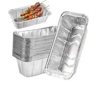 Sartenes de goteo para parrilla, revestimientos de papel de aluminio para parrilla, suministros de , bandeja de recogida de goteo de aceite para carne, patatas y verduras