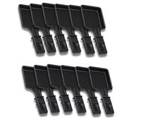 Sartenes de raspador antiadherentes, juego de 1 a 12 | Mini raspador cuadrado | Compatible con dispositivo de raspador Tefal | Diseño ergonómico y fácil de limpiar | SOS ACCESORIO (paquete de 12)