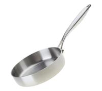 Sartenes para carne antiadherentes de acero inoxidable con mango general para cocina, sartén de acero inoxidable