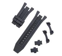 SarUel 24/26/32/35 mm Nature Black Correa de reloj de goma de silicona cómoda e impermeable compatible con correa Invicta compatible con Noma Belt Pro Diver 6981 (Color : Strap 9)