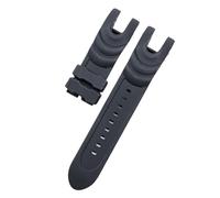 SarUel 24/26/32/35 mm Nature Black Correa de reloj de goma de silicona cómoda e impermeable compatible con correa Invicta compatible con Noma Belt Pro Diver 6981 (Color : Strap 8)