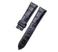 SarUel Correa de Reloj de Cuero de Vaca de 20mm, 21mm y 22mm, Compatible con Correa de Reloj Jaeger-LeCoultre, Accesorios (Color : Black, Size : 21_Without Buckle)